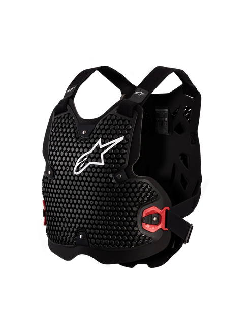 Alpinestars Bionic Action V2 Chest Protector - Black/White — Motorcycle Gear (image 1 of 2)