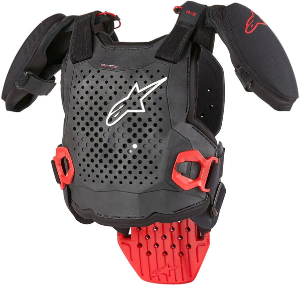 Alpinestars Youth A-5 V2 Chest Guard - Black/White/Red