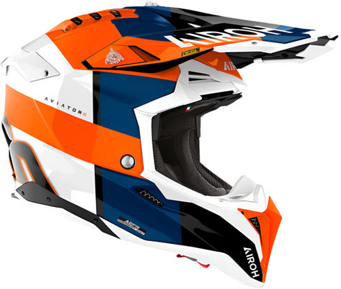 Airoh Aviator 3 Monarch Helmet - Orange Gloss