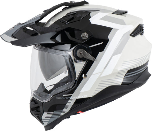 Scorpion ADF-9000 Air Patrol Helmet - Black/Silver