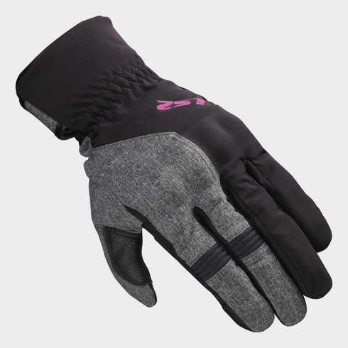 LS2 Ladies Urbs 2 Gloves - Black/Purple — Motorcycle Gear (image 1 of 13)