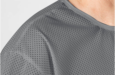 S3 Grey Collection Trial Perfored Rond Off-Road Shirt - Grey