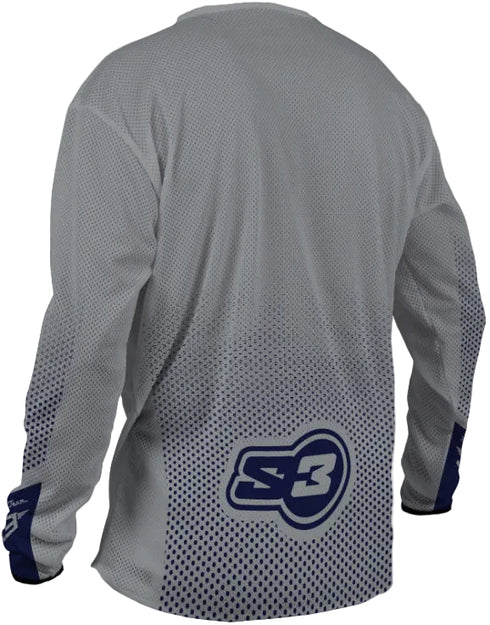 S3 Grey Collection Trial Perfored Rond Off-Road Shirt - Grey