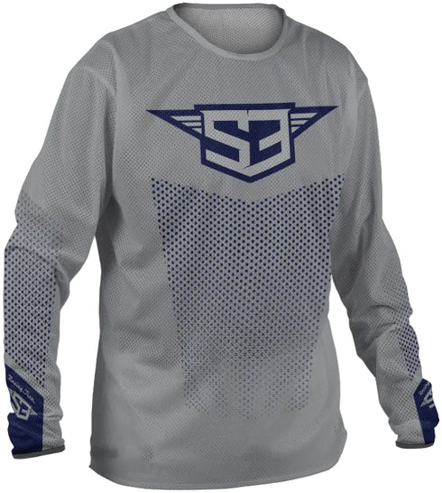 S3 Grey Collection Trial Perfored Rond Off-Road Shirt - Grey