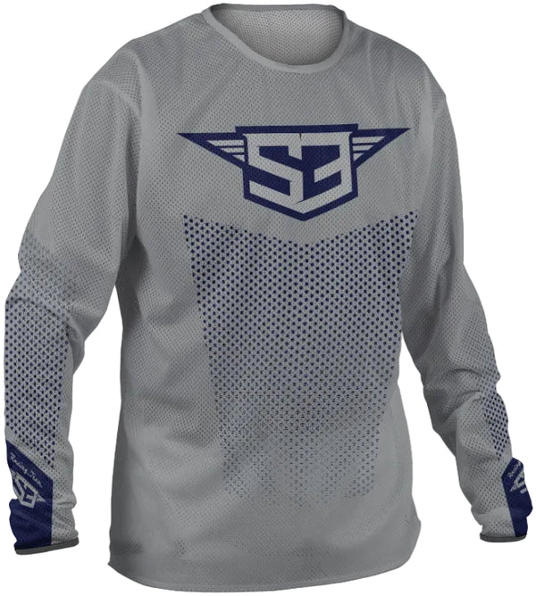 S3 Grey Collection Trial Perfored Rond Off-Road Shirt - Grey