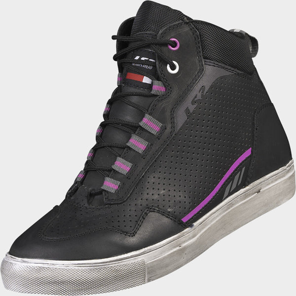 LS2 Ladies Zoe Boots - Black/Purple