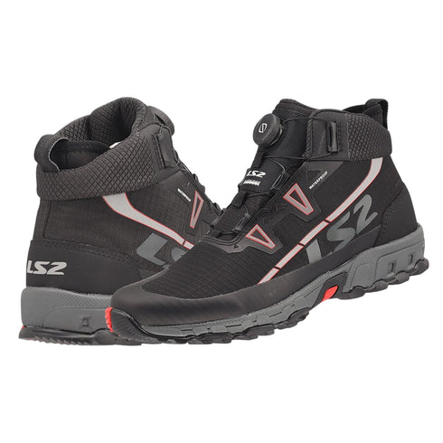 LS2 Mens Trekker WP Boots - Black