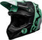 Bell Moto-9 Flex Seven Galaxy Helmet - Black/Mint Green/White Matt