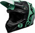 Bell Moto-9 Flex Seven Galaxy Helmet - Black/Mint Green/White Matt