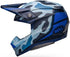 Bell Moto-10 Spherical Ferrandis Merchant Helmet - Dark Blue/Light Blue (ECE 22.06)