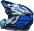 Bell Moto-10 Spherical Ferrandis Merchant Helmet - Dark Blue/Light Blue (ECE 22.06)