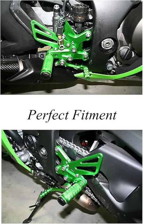 FXCNC Racing Kawasaki ZX10-R (2012) Footrest Rear Set - Black