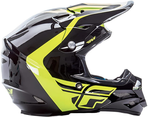 Fly Racing 2017 F2 Carbon Pure Helmet - Hi-Vis/Black