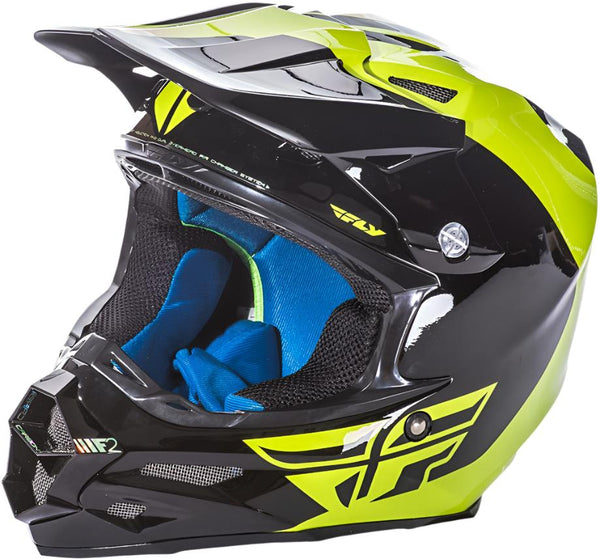 Fly Racing 2017 F2 Carbon Pure Helmet - Hi-Vis/Black