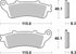 SBS FA261 Road HS Sinter Brake Pads - Front (Honda/Kawasaki)