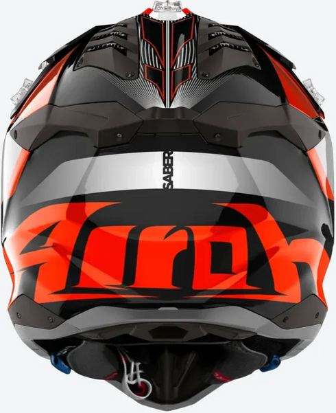 Airoh 2024 Aviator 3 Saber Helmet - Orange Gloss