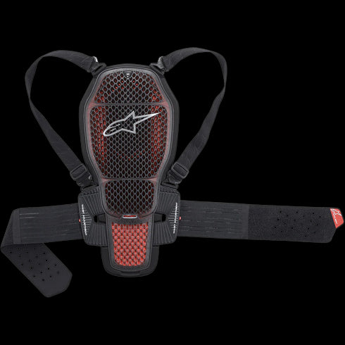 Alpinestars Nucleon KR-1 Cell Back Protector - Transparent Smoke/Red/Black