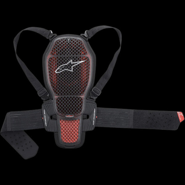 Alpinestars Nucleon KR-1 Cell Back Protector - Transparent Smoke/Red/Black
