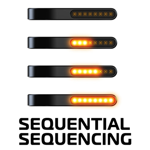 Oxford Dark Turner - Sequential Fork Mounted Indicators