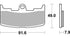 SBS FA345 BUELL Road HS/Sinter Brake Pad - Front