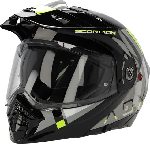 Scorpion ADX-2 Galane Helmet 0- Gray/Black/Neon Yellow