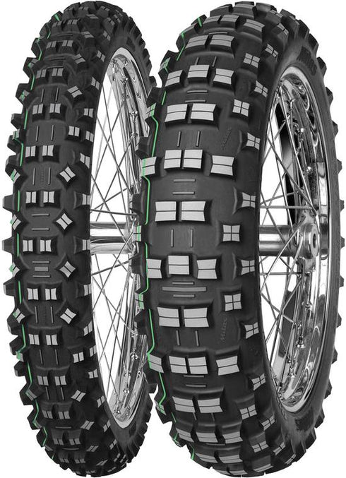 Mitas Terra Force-EF Super Light Green Stripe Rear Tyre - 140/80-18 70R