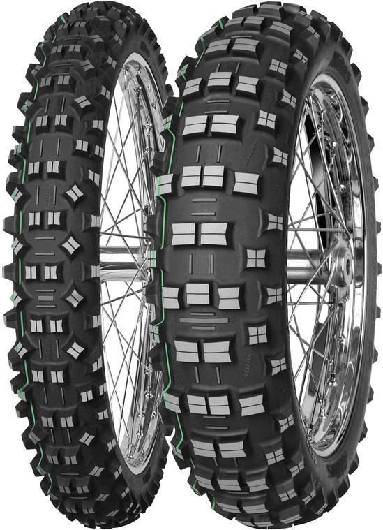 Mitas Terra Force-EF Super Light Green Stripe Rear Tyre - 140/80-18 70R