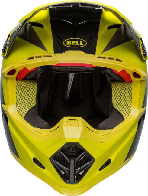 Bell Moto-9 Flex Division Helmet - Black/Yellow/Grey