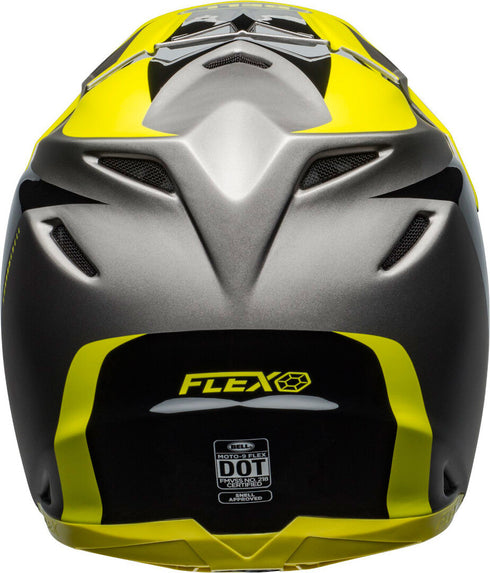 Bell Moto-9 Flex Division Helmet - Black/Yellow/Grey
