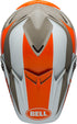 Bell Moto-9 Flex Division Helmet - White/Orange/Sand Matt/Gloss