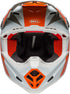 Bell Moto-9 Flex Division Helmet - White/Orange/Sand Matt/Gloss