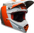 Bell Moto-9 Flex Division Helmet - White/Orange/Sand Matt/Gloss