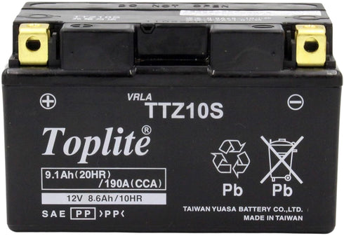 Toplite Motorcycle Battery - TTZ10S