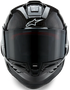 Alpinestars Supertech R10 Solid Helmet - Black Matt/Carbon Gloss