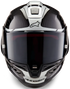 Alpinestars Supertech R10 Element Helmet - Black Carbon/Silver/Black Gloss