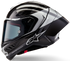 Alpinestars Supertech R10 Element Helmet - Black Carbon/Silver/Black Gloss