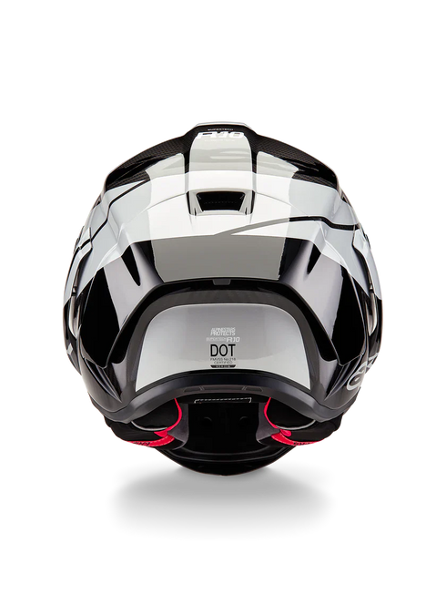 Alpinestars Supertech R10 Element Helmet Black Carbon/Silver/Black Gloss