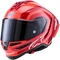 Alpinestars Supertech R10 Arius Helmet - Black/White/Double Red Gloss