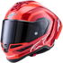 Alpinestars Supertech R10 Arius Helmet - Black/White/Double Red Gloss