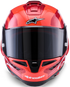 Alpinestars Supertech R10 Arius Helmet - Black/White/Double Red Gloss