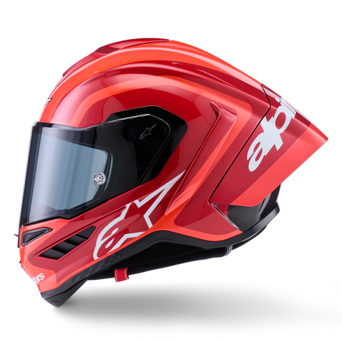 Alpinestars Supertech R10 Arius Helmet - Black/White/Double Red Gloss