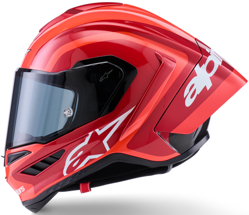 Alpinestars Supertech R10 Arius Helmet - Black/White/Double Red Gloss