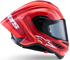 Alpinestars Supertech R10 Arius Helmet - Black/White/Double Red Gloss