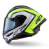 Alpinestars Supertech R10 Arius Helmet - Black/Silver/Yellow Fluo Gloss
