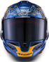 Alpinestars Limited Edition Supertech R10 Martinator Thai Helmet - Blue/Black/Red/Gold Gloss