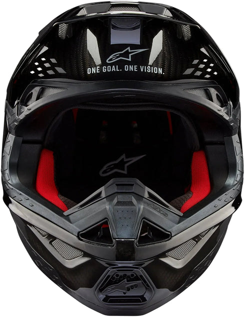 Alpinestars Supertech M10 Solid FIM 2 Helmet - Black Carbon — Motorcycle Helmets (image 6 of 7)