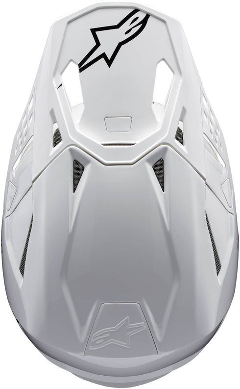 Alpinestars Supertech M10 Helmet - White — OFFROAD HELMET (image 6 of 6)