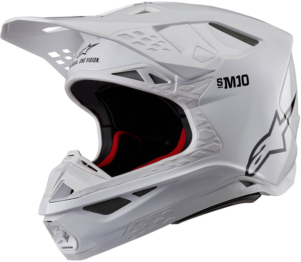 Alpinestars Supertech M10 Helmet - White — OFFROAD HELMET (image 1 of 6)