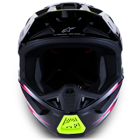 Alpinestars Supertech M7 Blaster Helmet - Black/Grey/White/Yellow (ECE22.06) — Motorcycle Helmets (image 6 of 7)