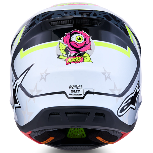 Alpinestars Supertech M7 Blaster Helmet - Black/Grey/White/Yellow (ECE22.06) — Motorcycle Helmets (image 3 of 7)